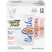 Fancy Feast Classic Broths Wet Cat Food Complement Variety Pack-product-tile