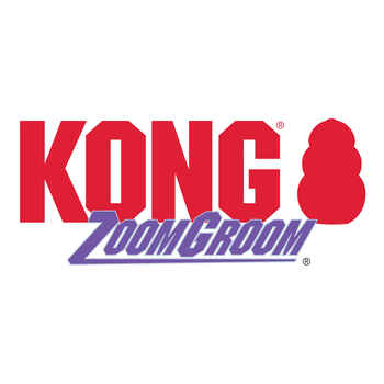 KONG Dog ZoomGroom Multi-Use Brush - Boysenberry Small