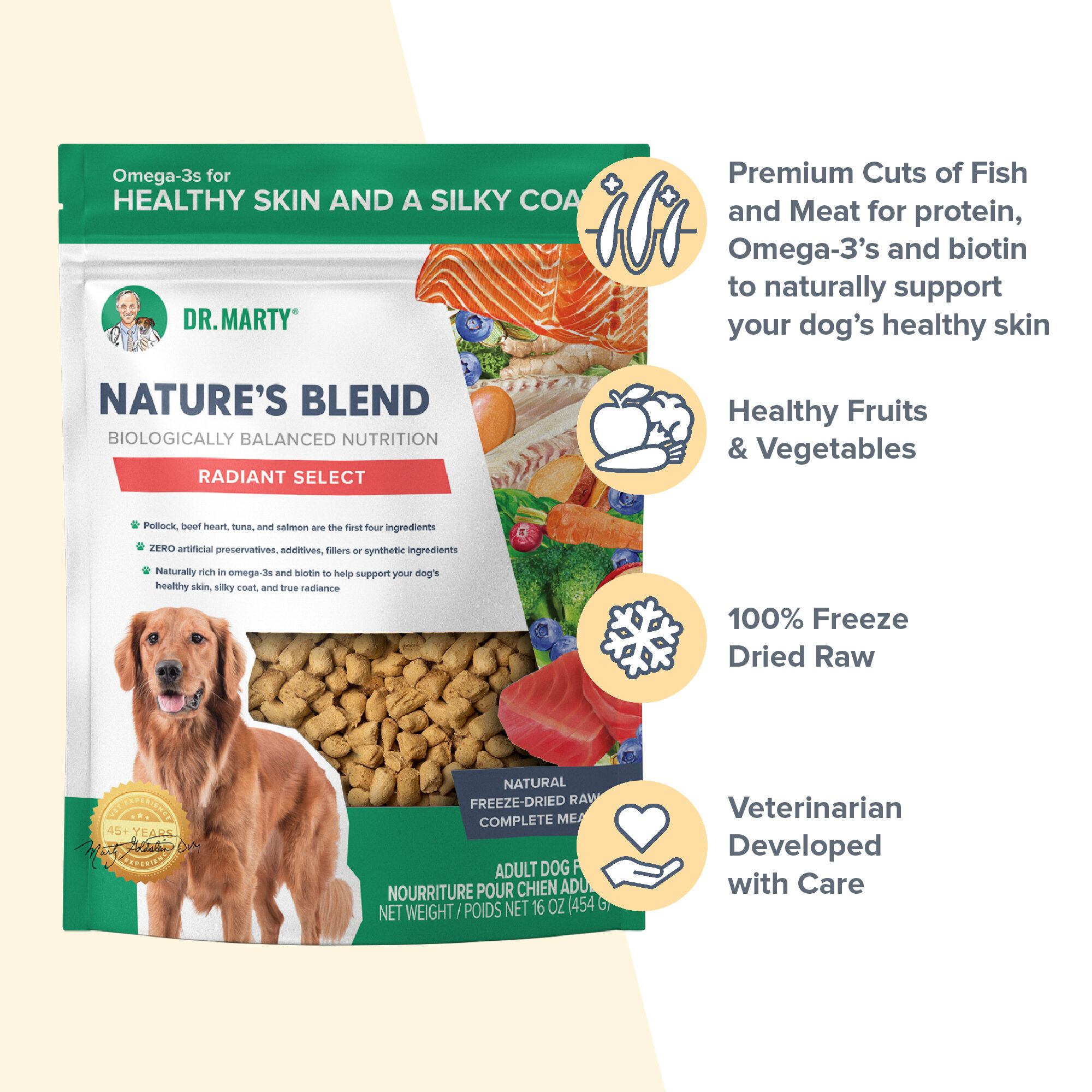 Dr. Marty Nature s Blend Radiant Select Premium Freeze Dried Raw