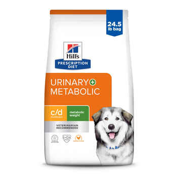 Hill's Prescription Diet c/d Multicare Metabolic + Urinary Care Chicken Flavor Dry Dog Food - 24.5 lb Bag product detail number 1.0