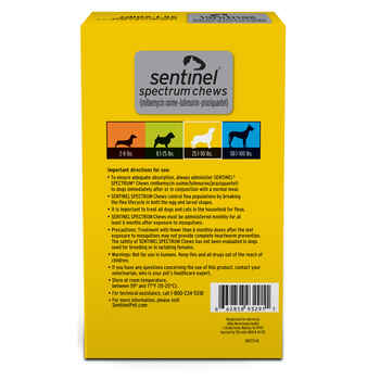 Sentinel Spectrum 12 Pack 50.1-100 lbs, On Sale
