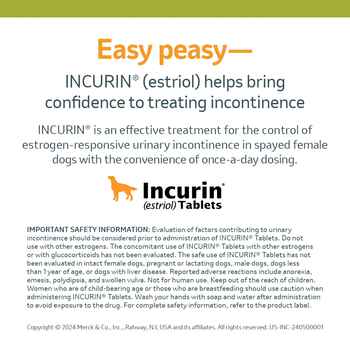 Incurin (estriol) Tablets 1 mg 30 ct