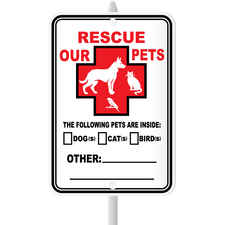 Rescue Our Pets Sign Lawn Sign-product-tile