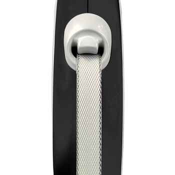 Flexi New Comfort Retractable Tape Dog Leash - Small - 16 ft - Grey