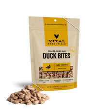 Vital Essentials Freeze Dried Raw Duck Bites Dog Treats 5.5 oz Bag-product-tile