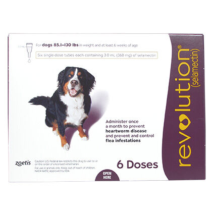 Revolution sales dog wormer