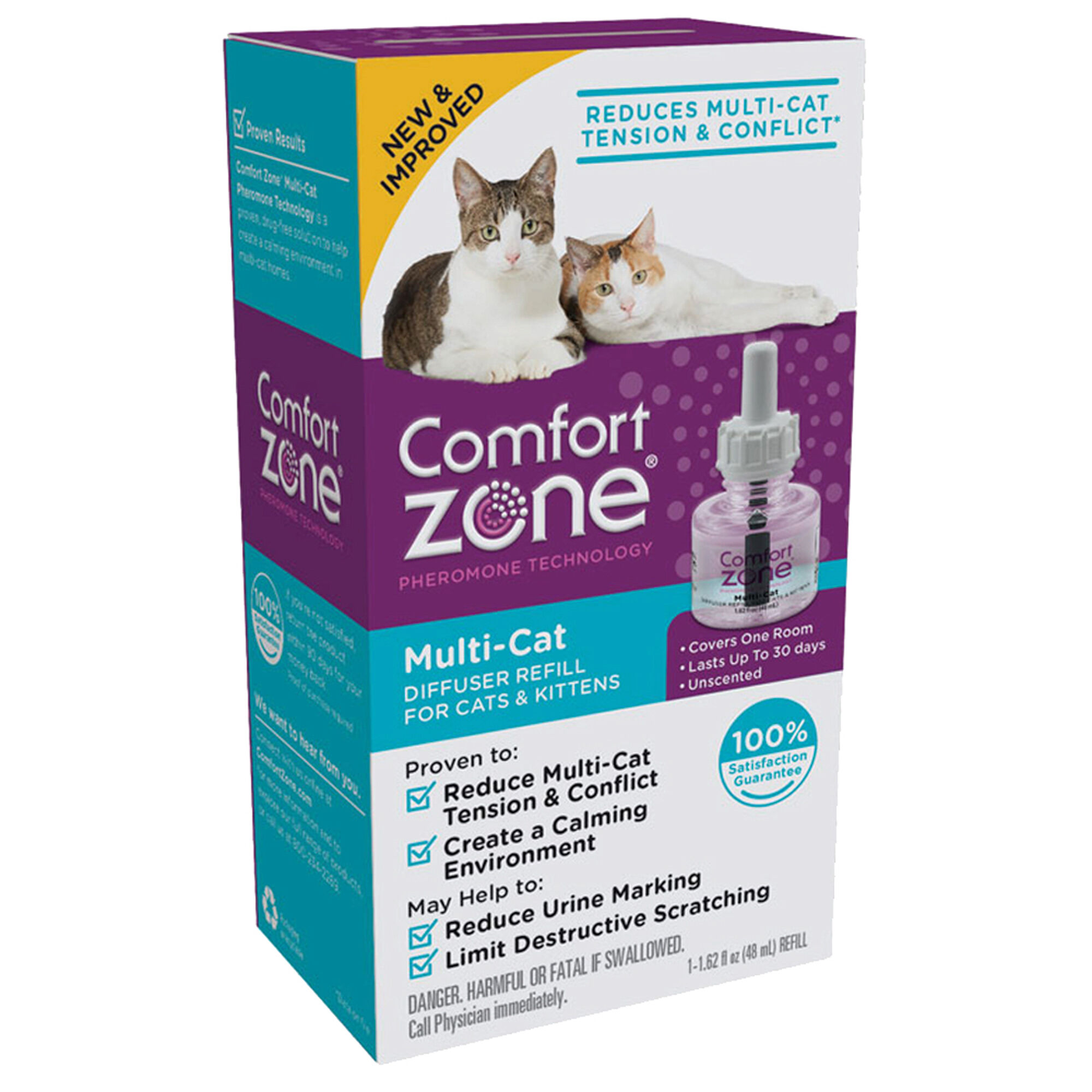 Comfort zone diffuser outlet for cats