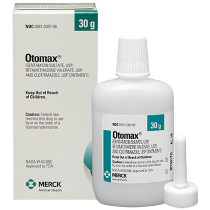 how to use otomax for dogs ears