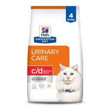 Hill's Prescription Diet c/d Multicare Stress + Urinary Care with Chicken Dry Cat Food-product-tile