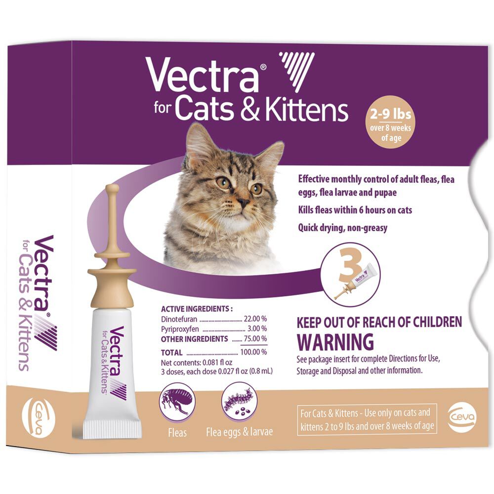 Vectra flea treatment for fashion cats