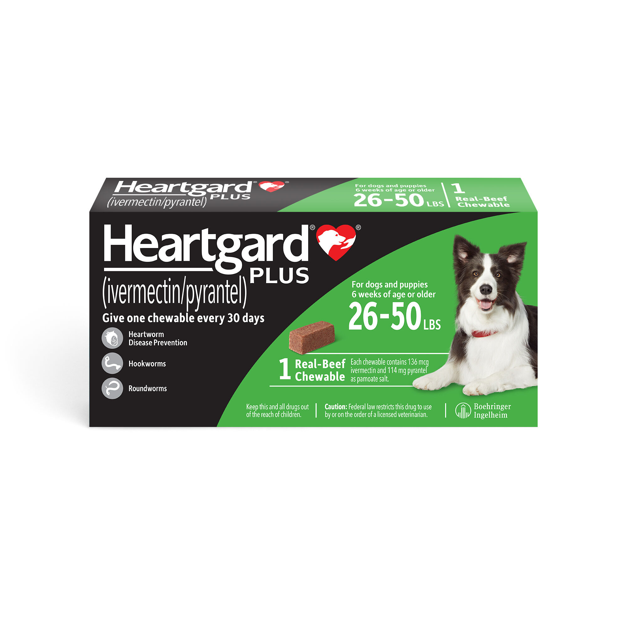 Heartgard plus green 6 hot sale month