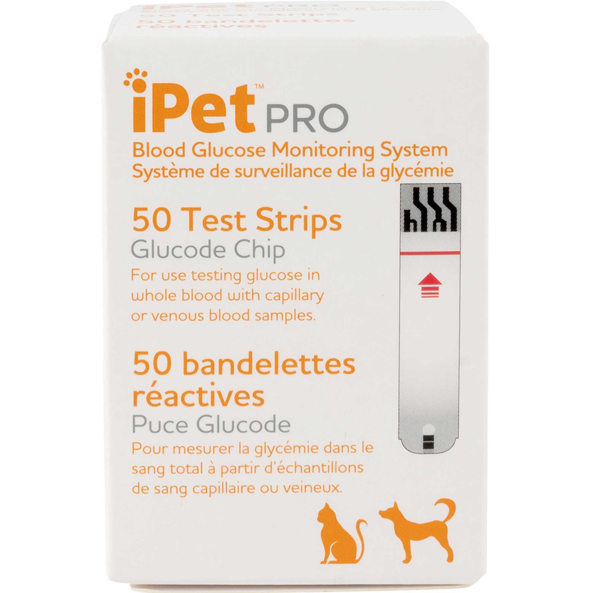 ipet pro glucose test strips