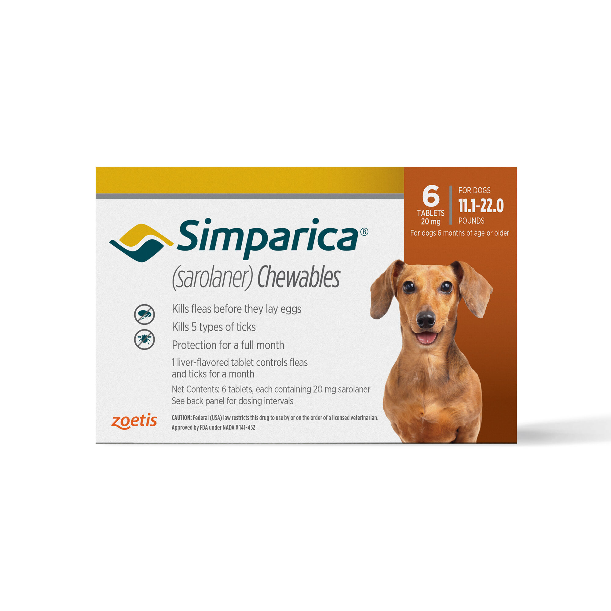 Simparica for shops dogs 6 pack