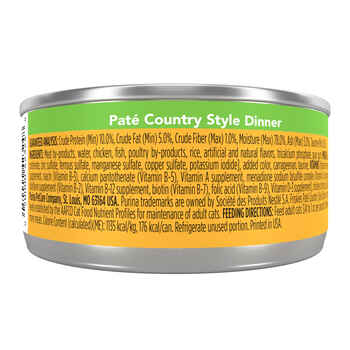 Friskies Pate Country Style Dinner Wet Cat Food 5.5 oz - Case of 24