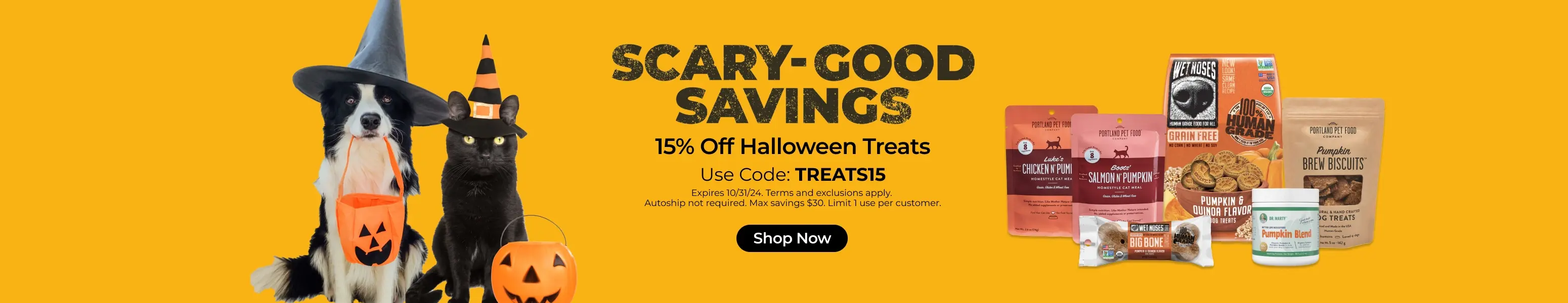 Save 15% Off Halloween Treats