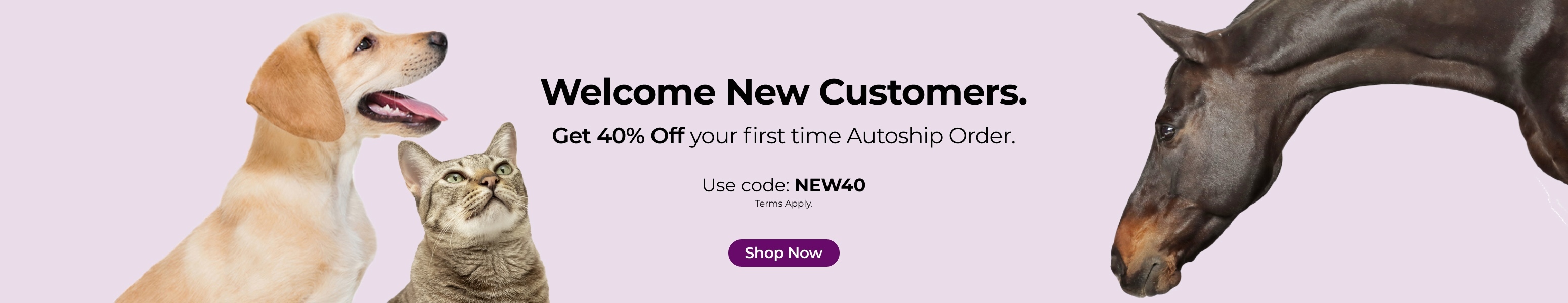 40% Off with 1st time Autoship!