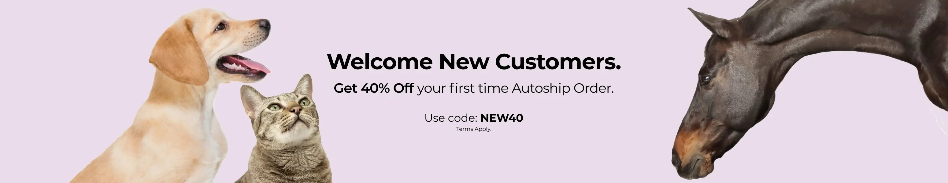 40% Off with 1st time Autoship!