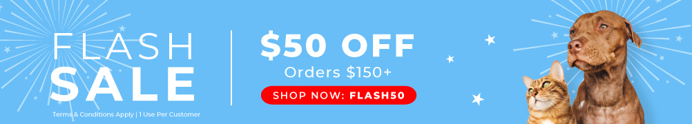 Save $50 OFF on orders $150+ with code FLASH50
